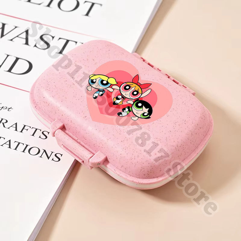 Tablet Cute Accessories - Kawaii The Powerpuffs Scatola Portapillole Carina,