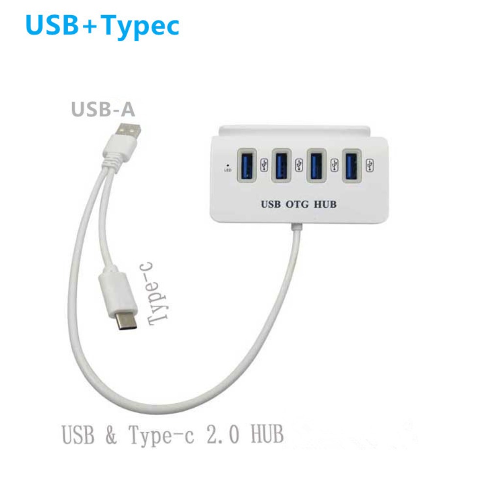 Hub OTG USB, Hub OTG USB 2.0 4 - Usb Hub Type C recensione e prezzo