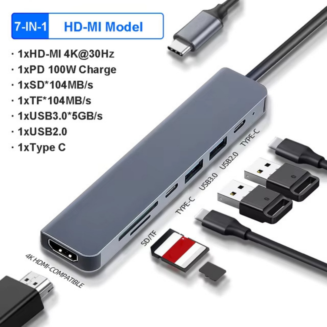 Docking Hub 4/7/8/11in1 Dockin - Usb Hub Type C recensione e prezzo