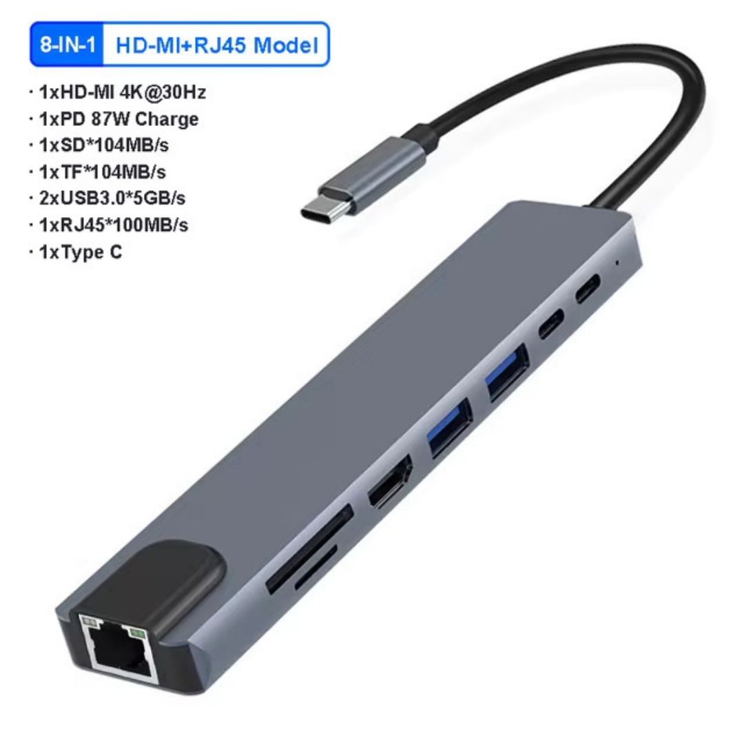 Docking Hub 4/7/8/11in1 Dockin - Usb Hub Type C recensione e prezzo
